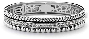 TI SENTO Milano Armband aus rhodiniertem Sterlingsilber - 2776ZI