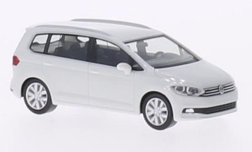 VW Touran II, Weiss, 2015, Modellauto, Fertigmodell, Herpa 1:87