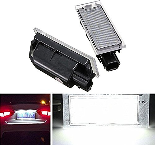 Katur LED 12V LED Nummernschild-Licht für R enault T wingo Clio M egane L agane