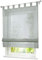 BAILEY JO 1er-Pack Raffrollo mit Schlaufen Gardinen Voile Transparent Vorhang (BxH 120x155cm, hell grau)