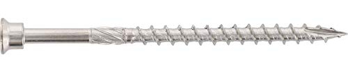 Schäfer & Peters 9.245400651666666E9 Terrassenschraube Zylinderkopf 5.0x 90 TX25 martensitisch Edelstahl gehärtet, Silber
