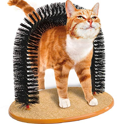 BUYTER Massage de chat Scratch Démanger Minou Outils de cheveux Brosse de soins de beauté Arche de soies