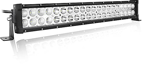 Willpower 53cm 120W LED Arbeitsscheinwerfer Bar Flutlicht Spotlight Combo Zusatzscheinwerfer IP67 Wasserdicht Auto Offroad Scheinwerfer 6000K Arbeitslicht 12V für Traktor LKW Truck SUV ATV UTV