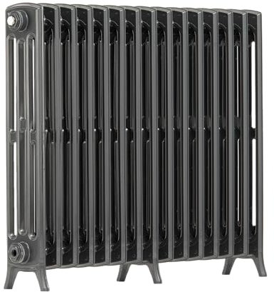 Arroll Bi-Metal Aluminium Edwardian 4 Column Radiator 750 high x 15 Sections Powder Coated RAL 7016