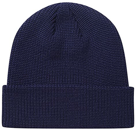 Paladoo Beanie-Mütze, Strickmütze, Skimütze, Fischermütze für Damen und Herren, Dunkelblau, Einheitsgr��e