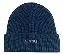 Guess Herren Mütze Logo Vorderseite AM9021POL01 Blau, blu, 56