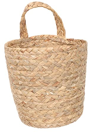 Zerodeko Weidenkorb Zwiebelkorb Bauernhaus Früchte Badezimmerkorb Dekorativer Organisator Toilette Hyazinthe Für Container Desktop- Korbgeflecht Hängende Blumenhalter Gartenpflanzer Papier Flechtkorb
