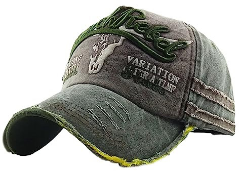 HAPPYPOP Cappellino Uomo con Visiera - Berretto Baseball Estivo - Cappelli Berretti Cap