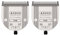AUDOC 2-Pack Professionelle Tier-5-in-1-Klinge mit Verstellbarer Schnittlänge von 0,7–3 mm,kompatibel mit Wahl Arco,Bravura und Moser Arco 1870/1871/1872/1873/1854