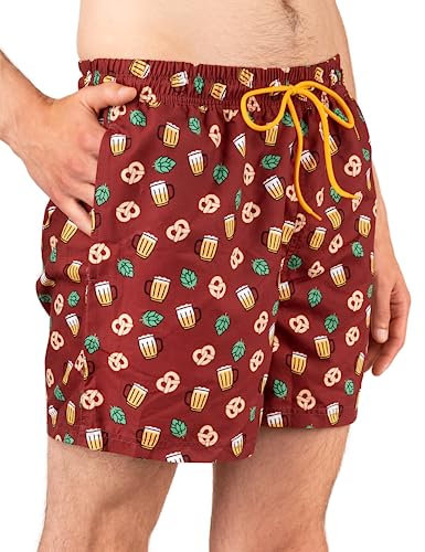 soxo Biere Cadeau Maillot De Bain Homme Long Short Plage Bermuda Hommes Boxer Piscine M Bière