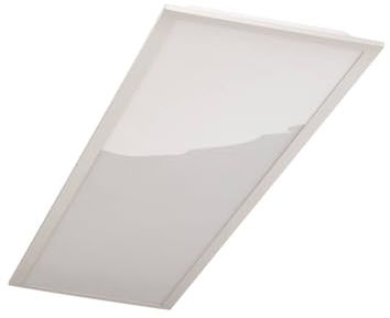 Lindby LED Panel 'Kenma' dimmbar mit Leselampe (Modern) in Weiß (1 flammig,) - Bürolampe, Deckenlampe, Deckenleuchte, Lampe, Wohnzimmerleuchte