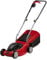 Einhell - Cortacésped eléctrico GE-EM 1032 de 32 cm de Ancho, Caja de césped de 30 l, 3 Niveles de Altura de Corte, cortacésped Ligero con Cable para Jardines pequeños y medianos