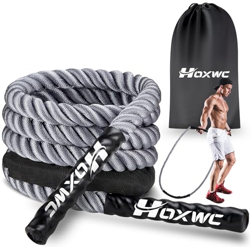 Jump Rope, Weighted Jump Rope for Fitness, Heavy Skipping Ropes for Men Women Kids, Home Gym Workout Equipment Set, Suitable for Boxing, Cardio, Training Muscles, Full Body Exercise Weight Loss at