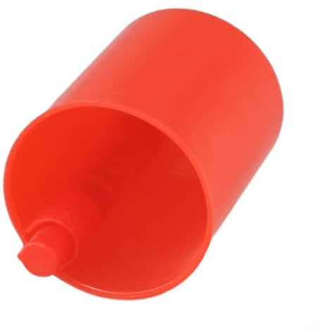 Gettimore Carp Pole Pots Pellet Cup, Fishing Rod Pots Fishing Rod Clip Feeder Cup Bait Accessory for Rod Diameter Between 2~6mm(Red)