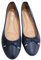 Ladies Flat Ballet Ballerina Pumps Plain Womans Work School Dolly Shoes SZ 3-8 (Blue, UK Footwear Size System, Adult, Women, Numeric, Medium, 5)