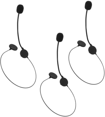 VICASKY 3pezzi Prop Microfono Giocattolo Con Cuffie Cosplay Per Feste Costume Accessorio Divertente Per Halloween e Eventi Teatrali