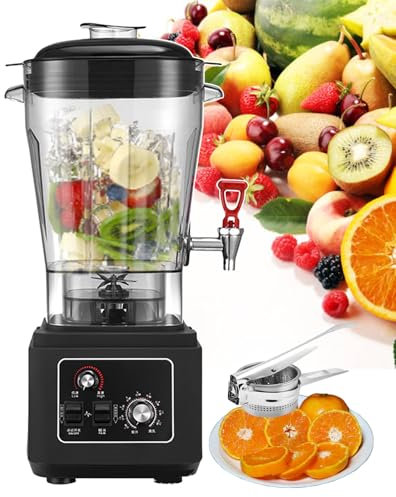 forplubossmmp Licuadoras Licuadora Y Trituradora De Alimentos De 45000 RPM Máquina Eléctrica para Hacer Jugos Y Batidos 11l/15l/19l (con Exprimidor) - con Ajuste De Velocidad De 7 Velocidades,15L