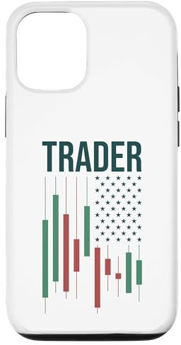 Hülle für iPhone 13 Pro Händler - Krypto- und Aktienhandel mit amerikanischer Flagge