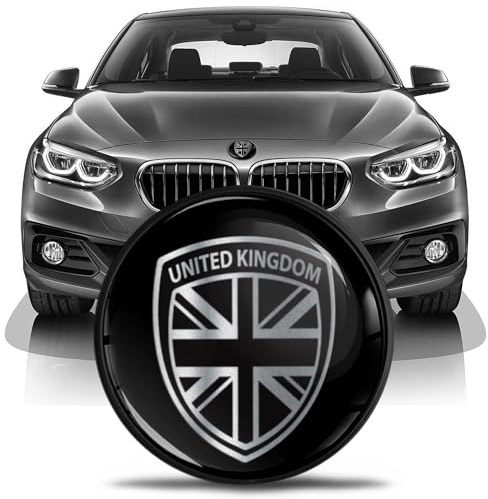 SkinoEu Emblem 82mm Schwarz kompatibel mit BMW OEM 51147057794 ЕN 2