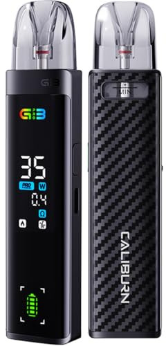 Uwell Caliburn G3 Pro 3,0ml 1000mAh Pod System Kit Farbe Carbon/Schwarz