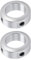Mewtush 2 PCS Bague de Réglage en Aluminium Anodisé 16mm pour Arbre - Butée d'Axe avec Diamètre Extérieur de 26mm, Largeur de 10mm, Idéale pour Roues de Brouette, Boîtes de Vitesses et CNC