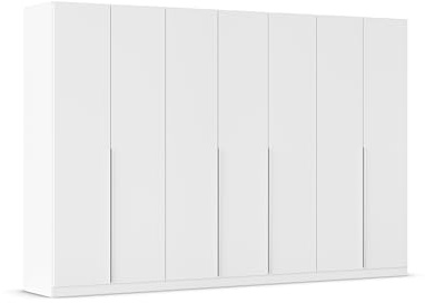 Rauch Möbel Alabama, Kleiderschrank, Farbe Weiß, Breite 315 cm | Schrank, 7-türig, 3 Schubladen, Zubehör Premium, für Schlafzimmer, Kinderzimmer, Ankleidezimmer, Garderobe, Flur