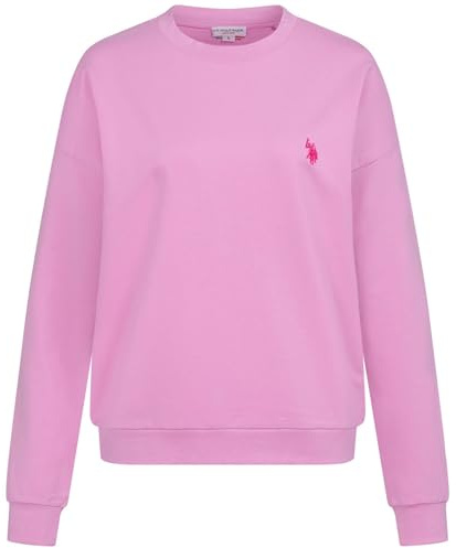 U.S. POLO ASSN. Damen Sweatshirt Pullover (S-XXL) Baumwollmix Rundhals Langarm P034