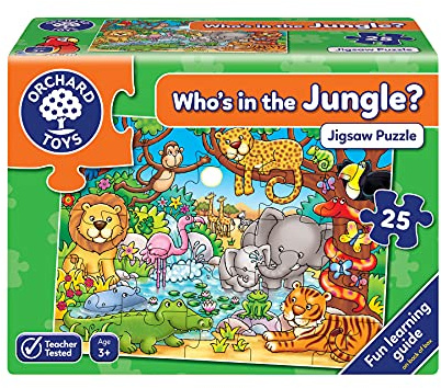 Orchard Toys Wer ist im Dschungel? Puzzlespiel