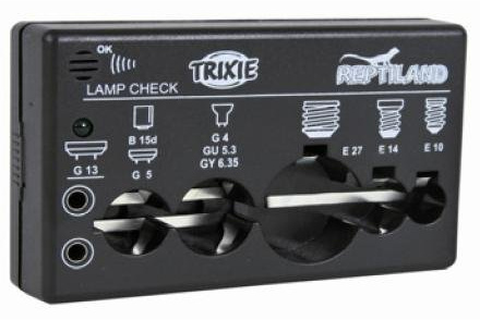 TRIXIE Reptilien - Lampentester, schwarz