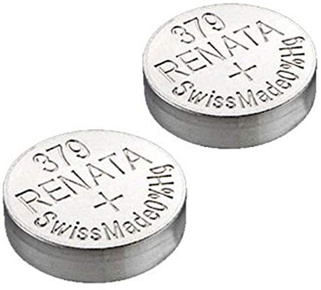 2 pilas Renata para reloj de pulsera, fabricación suiza, de dióxido de plata, sin mercurio, 1,55 V, larga vida útil