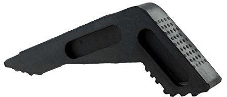 Premium Rubber Door Stop, Non-Scratching Wedge for Large Door Gaps, Tall Type Design - Brown