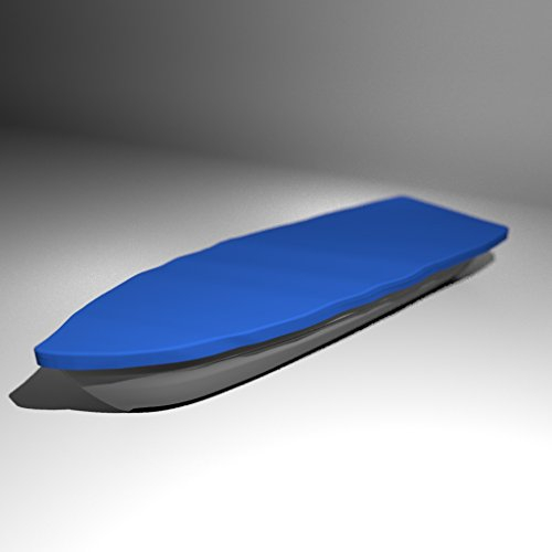 Premium Boot Persenning Bootsplane - Anka, Ruderboot, Schlauchboot, Angelboot & Co Bootsplane extrem reißfest Pioner, Terhi, GFK, Bavaria, Fishman, Verus, (B 420cm x T 140cm, Blau)