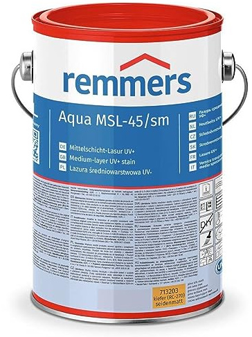 Remmers Aqua MSL-45/sm Mittelschichtlasur UV+ 2,5L seidenmatt (palisander RC-720)