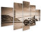 islandburner Bild auf Leinwand Harley Davidson in San Francisco Bilder Wandbilder Poster