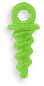 Bank Tackle Plastic Bait Screws Carp Fishing Terminal Rig Tackle Pop Ups (X 10 Pack, Green)