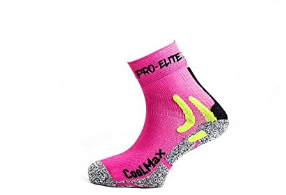 Calzini Pro Elite Coolmax Rosa fluo 39-42