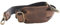 LECONI Trageriemen Leder Nylon Schulterriemen breiter Schultergurt für Taschen Umhängegurt längenverstellbar 4x150cm schlamm LEC-R2