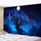 Naturer Waldweg Wandteppich Wald Naturlandschaft 150x200cm Wandbehang Nachthimmel Tapisserie Dschungel Fantasy Wandtuch Hausdeko für Wohnzimmer Schlafzimmer