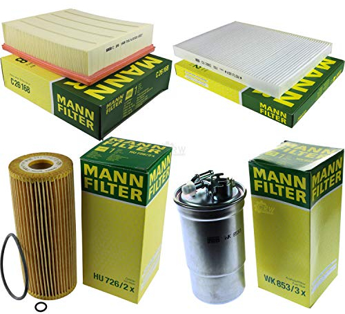 MANN-FILTER Inspektions Set Inspektionspaket Luftfilter Ölfilter Innenraumfilter Kraftstofffilter