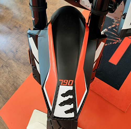 labelbike - 3D Aufkleber Schutz Kotflügel vorne für Motorräder kompatibel mit KTM 790 Adventure