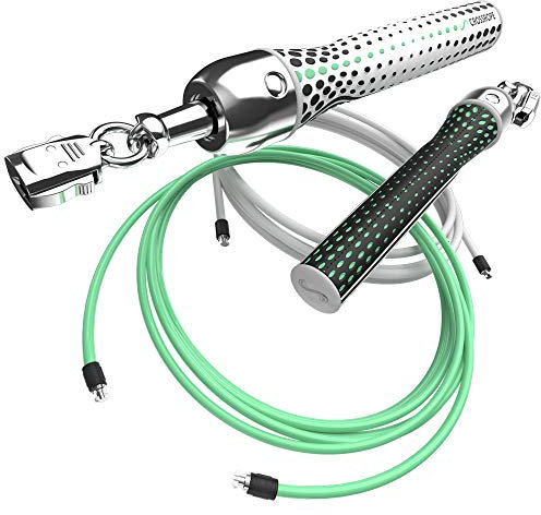 Crossrope - Set con corda per saltare zavorrata, Get Lean, unisex uomini e donne, Medium - 8'6 (user height 5'4.5 - 5'9)