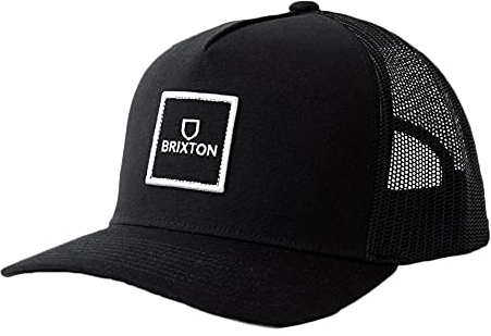 Brixton Unisex-Adult Alpha Block X C MP MESH Baseball Cap, Black, O/S