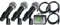 Pronomic DM-58-C Vocal Mikrofon 3er Set mit Kabel - 3 dynamische Mikrofone mit Nieren-Charakteristik - Elastisch gelagerte Kapsel - Ein-/Aus-Schalter - 3 XLR-Kabel à 5m Länge - Koffer - Schwarz