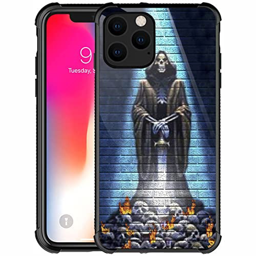 Goodsprout Compatible with iPhone 12 Mini Case,Blue Light Street Pattern iPhone 12 Mini Cases for Girls,Protection Shockproof Soft Silicone TPU Non-Slip Back for iPhone 12 Mini