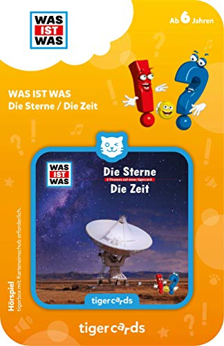 tigermedia tigercard Hörspiel WAS IST WAS Die Sterne Die Zeit für tigerbox Kinderwissen Bildung Geschenkidee Einschulung Junge Mädchen Nichte Neffe