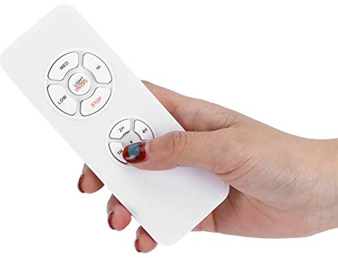 URRNDD Lámpara de Ventilador de Techo inalámbrica de 220 V Kit de Control Remoto de diseño aerodinámico con Interruptor de sincronización del Receptor Control Inteligente del hogar