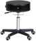 Master Massage Costco Rollhocker Drehhocker Arbeitshocker Praxishocker Kosmetikhocker Hocker-Schwarz