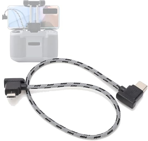 Datenkabel, rechtwinkliges Typ C auf Micro-USB-Datenkabel für DJI Air 2/Mini 2 Fernbedienung