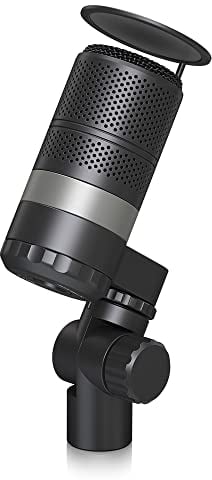 TC Helicon GoXLR MIC Dynamic Broadcast Microphone with Integrated Pop Filter | Professional Dynamic XLR Microphone | Black