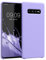 kwmobile Hülle kompatibel mit Samsung Galaxy S10 Plus / S10+ Hülle - Silikon Handy Case - Handyhülle weiche Oberfläche - kabelloses Laden - Lavendel